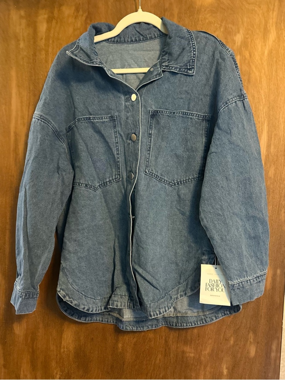 Women's Blue Denim Jacket - Classic Jean Jacket